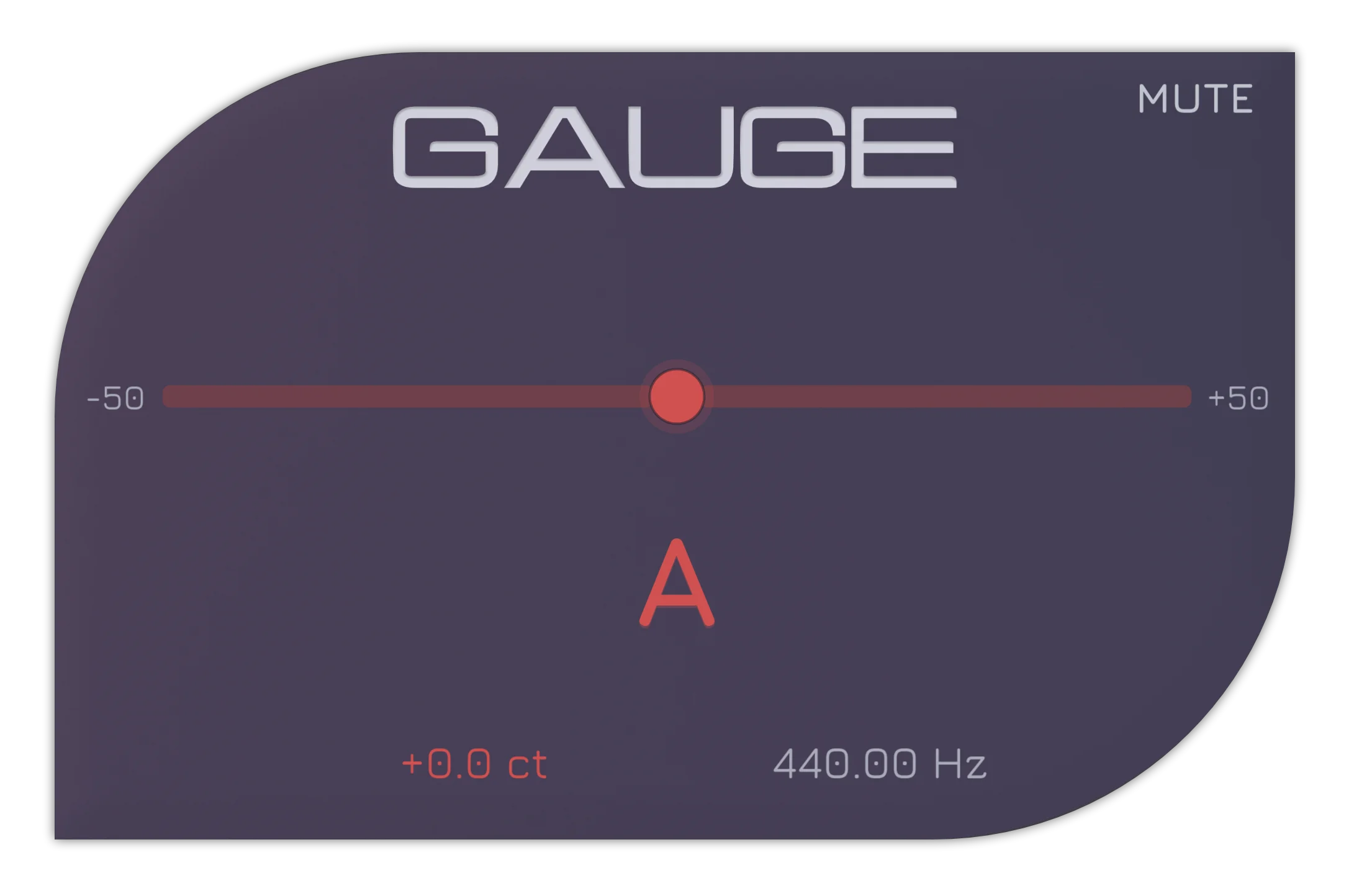 Built-in Gauge tuner